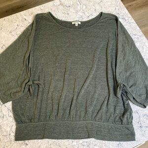 Max Studio casual top with tie sleeves - Size XL